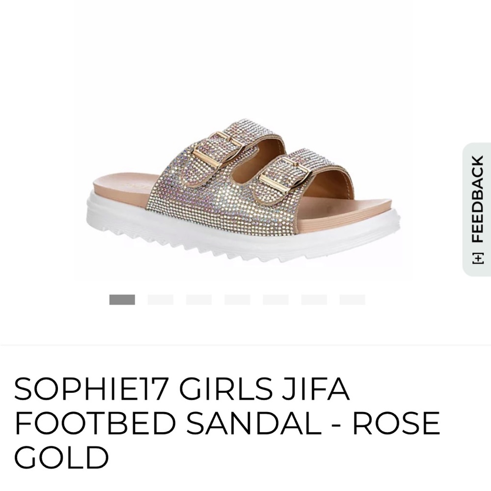 NIB girls sandals